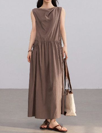 Rochie lunga SHEIN, maro