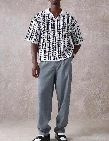 Bluza SUMWON, alb/negru