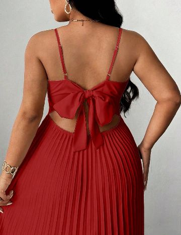 Rochie medie SHEIN CURVE, rosu