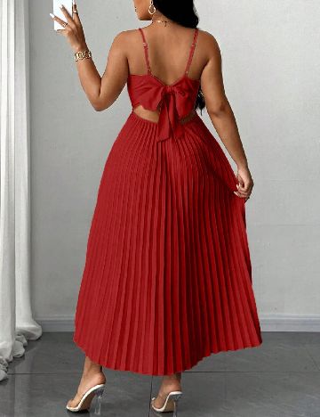 Rochie medie SHEIN CURVE, rosu