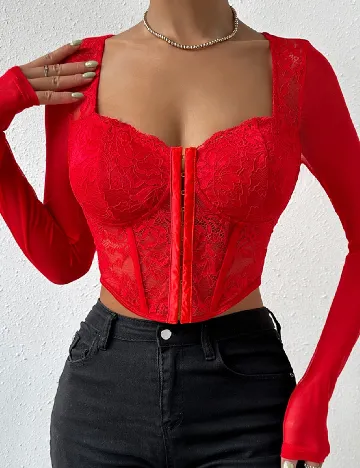 Top SHEIN, rosu
