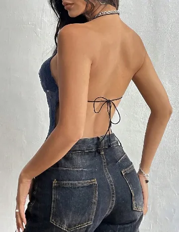Top SHEIN, bleumarin
