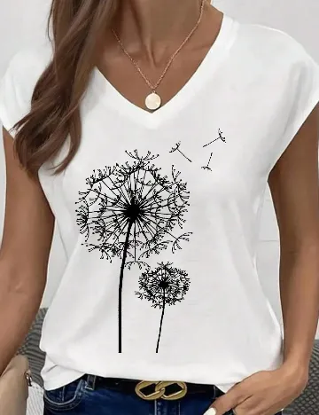 Tricou SHEIN, alb