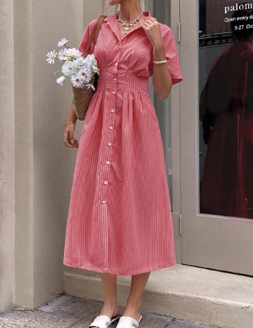 Rochie medie SHEIN, rosu