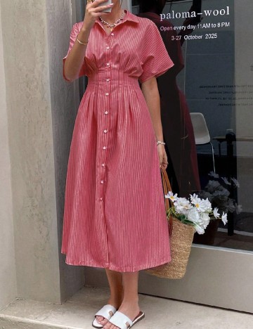 Rochie medie SHEIN, rosu
