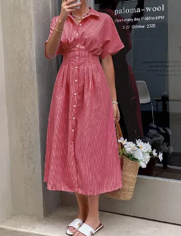 Rochie medie SHEIN, rosu