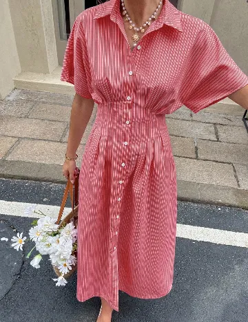 Rochie medie SHEIN, rosu