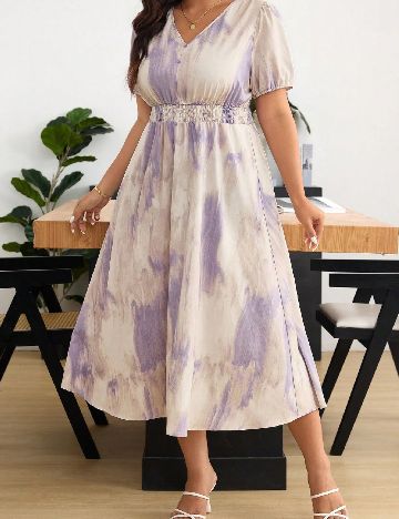 Rochie lunga SHEIN CURVE, crem