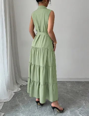 Rochie lunga SHEIN, verde