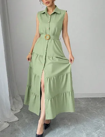 Rochie lunga SHEIN, verde