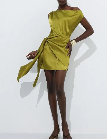 Rochie scurta SHEIN, verde
