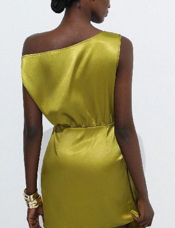 Rochie scurta SHEIN, verde