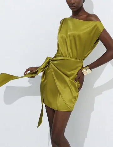 Rochie scurta SHEIN, verde