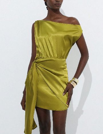 Rochie scurta SHEIN, verde
