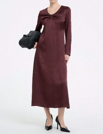 Rochie medie SHEIN, maro