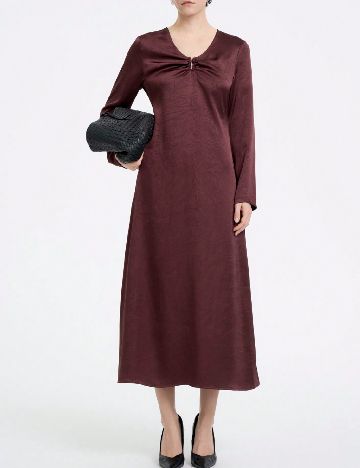 Rochie medie SHEIN, maro