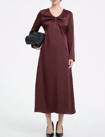 Rochie medie SHEIN, maro