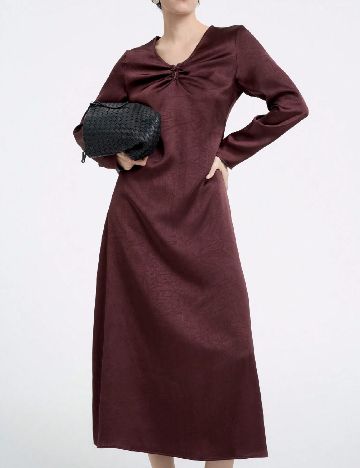 Rochie medie SHEIN, maro
