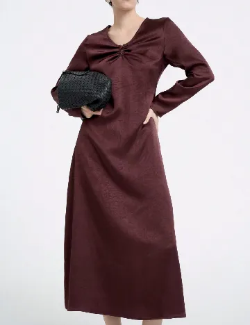 Rochie medie SHEIN, maro