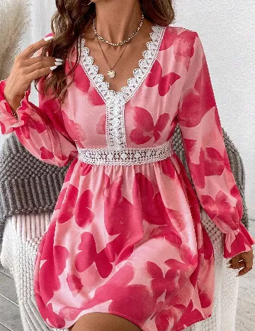 Rochie scurta SHEIN, roz