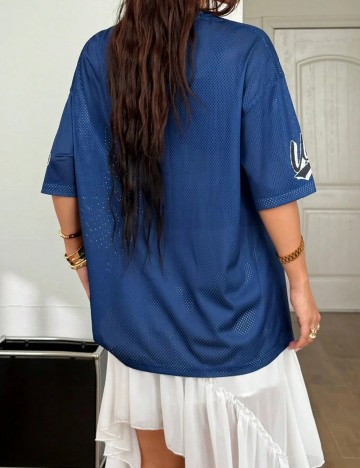Tricou SHEIN, bleumarin