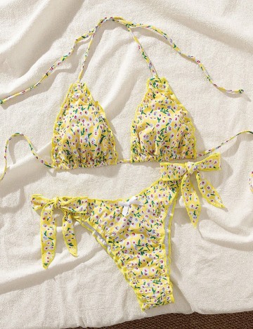 Costum de baie SHEIN, floral