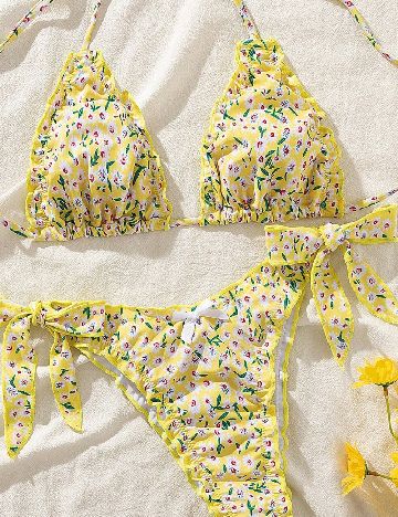 Costum de baie SHEIN, floral