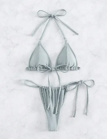 Costum de baie SHEIN, gri