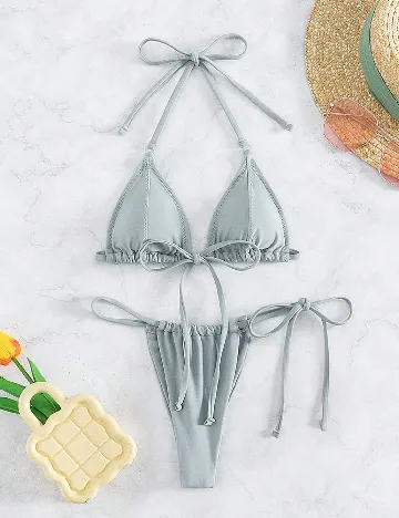 Costum de baie SHEIN, gri