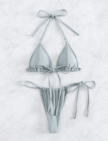 Costum de baie SHEIN, gri