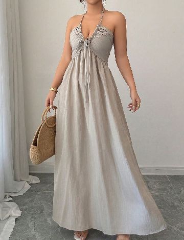 Rochie lunga SHEIN, gri