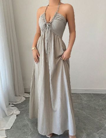 Rochie lunga SHEIN, gri