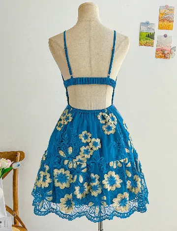 Rochie scurta SHEIN, albastru