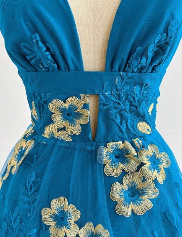 Rochie scurta SHEIN, albastru