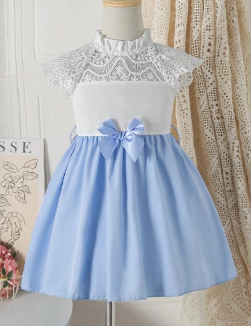 Rochie Shein Kids, alb/albastru