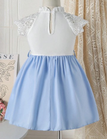 Rochie Shein Kids, alb/albastru