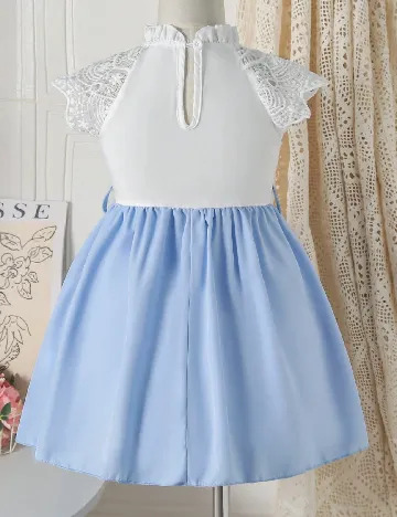 Rochie Shein Kids, alb/albastru