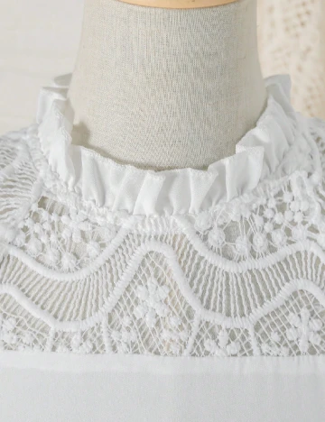 Rochie Shein Kids, alb/albastru