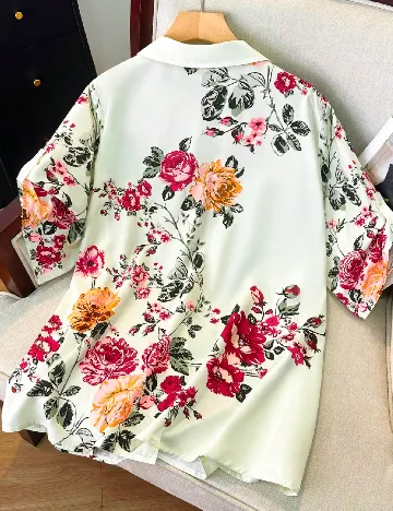 Camasa SHEIN CURVE, floral print