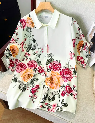 Camasa SHEIN CURVE, floral print