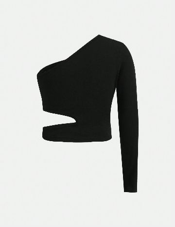 Top Shein Kids, negru