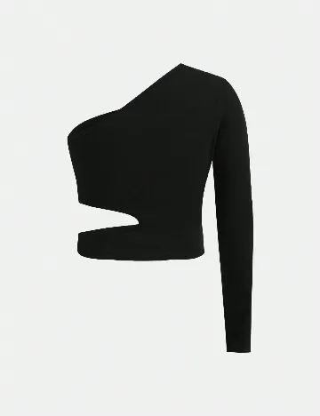 Top Shein Kids, negru