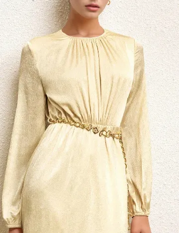 Rochie medie SHEIN, galben