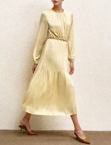 Rochie medie SHEIN, galben