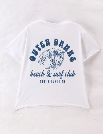 Tricou Shein Kids, alb