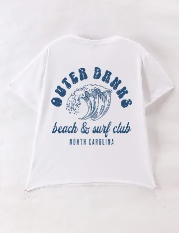 Tricou Shein Kids, alb