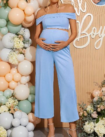 Compleu SHEIN Maternity, albastru
