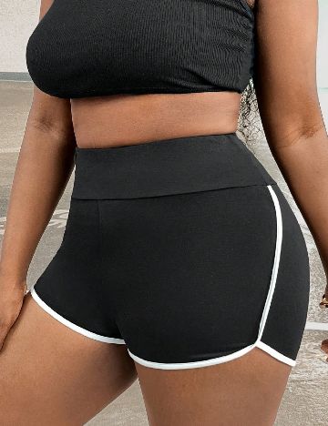 Pantaloni scurti SHEIN, negru
