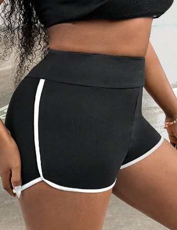Pantaloni scurti SHEIN, negru