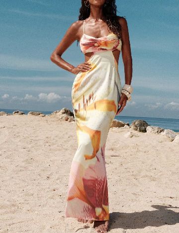 Rochie lunga SHEIN, mix culori